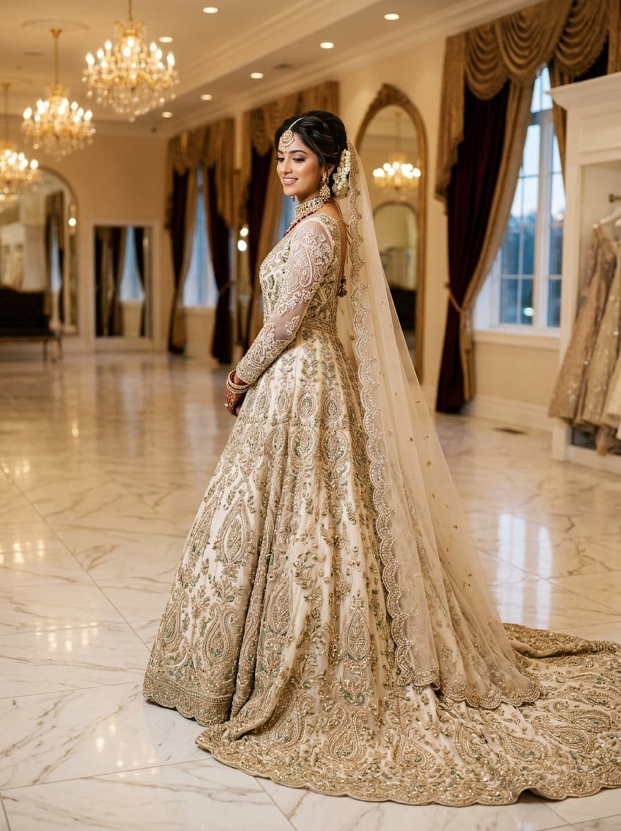 Imperial Silhouette Reception Gown