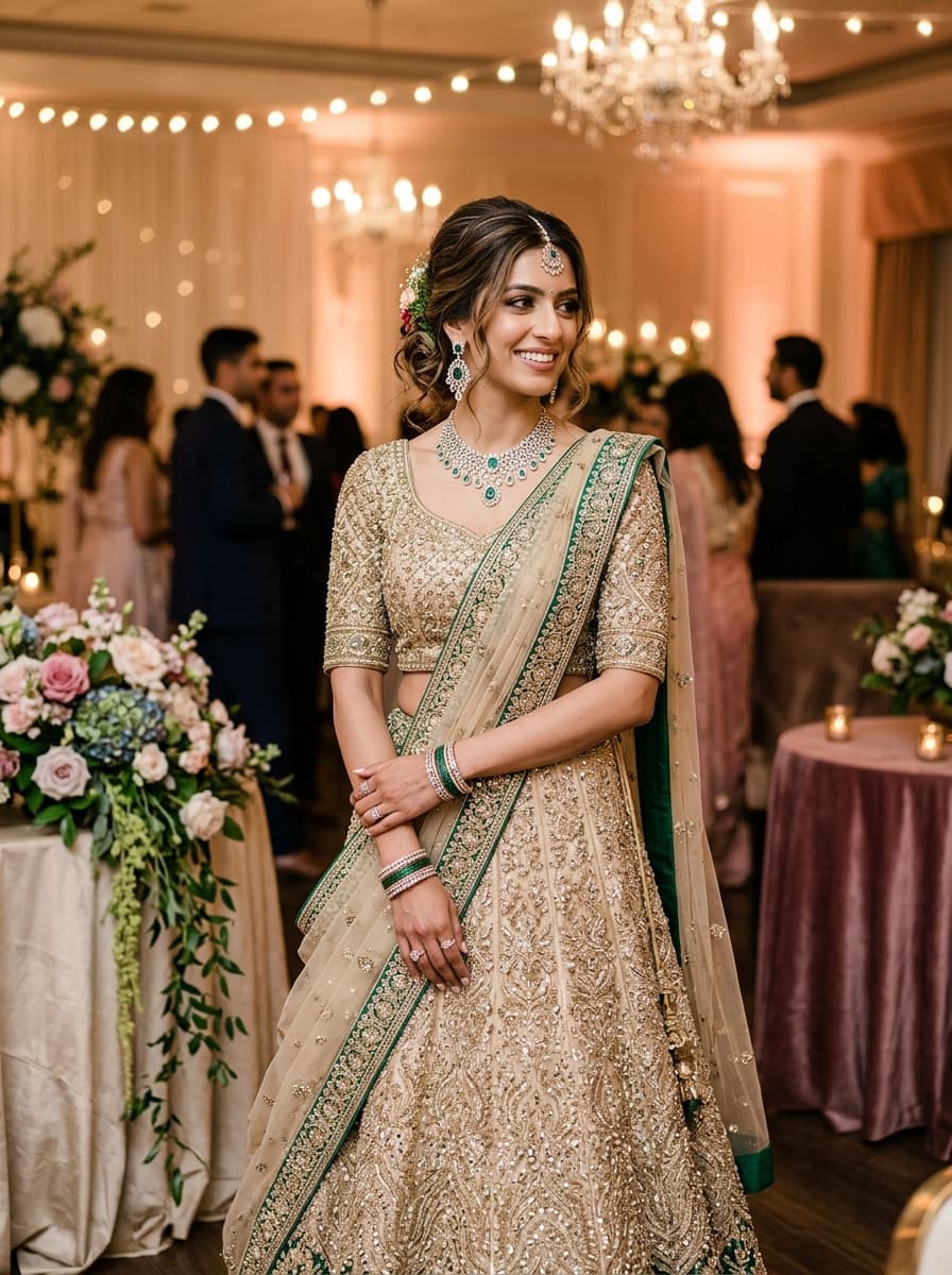 Champagne Gold Cocktail Ensemble