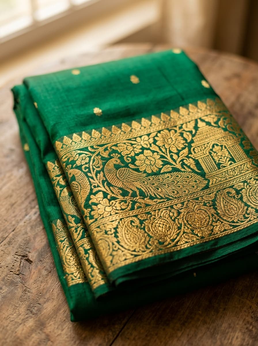 Kanjeevaram Silk Peacock Brocade