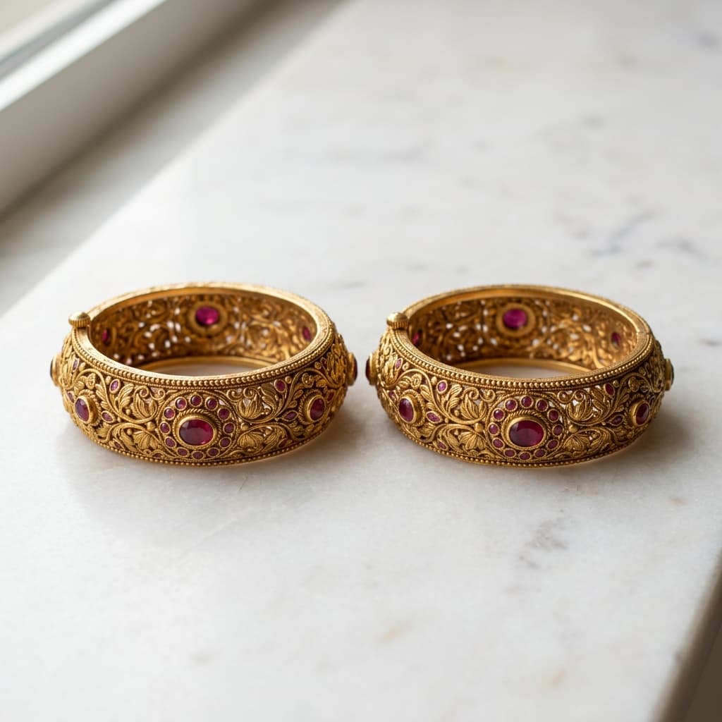 Antique Gold Bangles